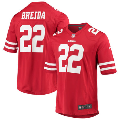 San Francisco 49ers Matt Breida 1965 Game Scarlet Football Jersey product image