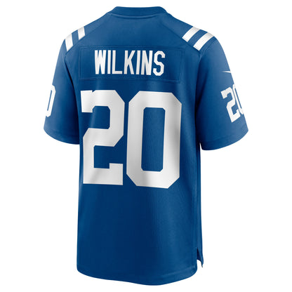 Indianapolis Colts Jordan Wilkins Game Royal Football Jersey product image