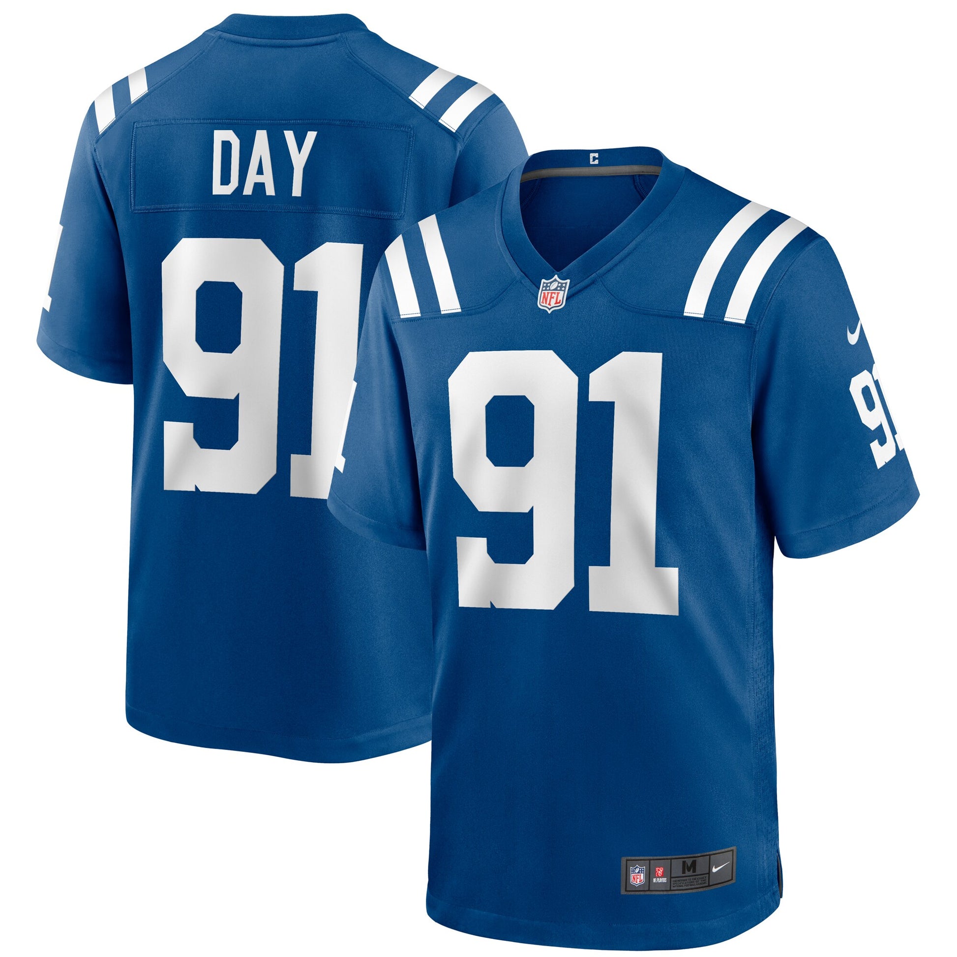 Indianapolis Colts Sheldon Day Game Royal Football Jersey product image