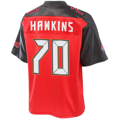 Tampa Bay Buccaneers Jerald Hawkins Pro Line Big & Tall Red Football Jersey product image