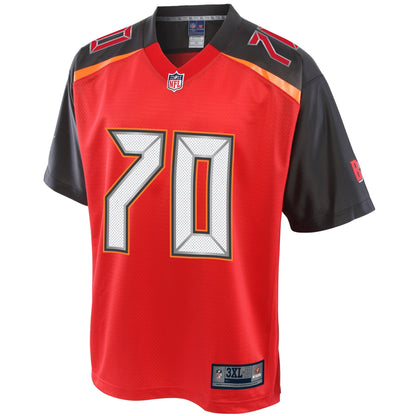 Tampa Bay Buccaneers Jerald Hawkins Pro Line Big & Tall Red Football Jersey product image