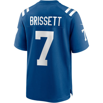 Indianapolis Colts Jacoby Brissett Game Royal Football Jersey product image