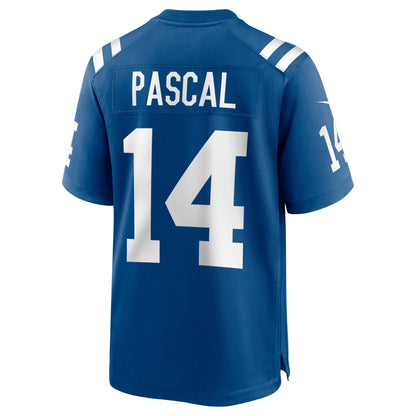 Indianapolis Colts Zach Pascal Game Royal Football Jersey product image