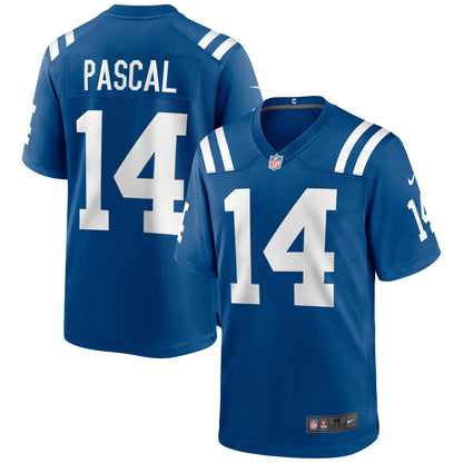 Indianapolis Colts Zach Pascal Game Royal Football Jersey product image