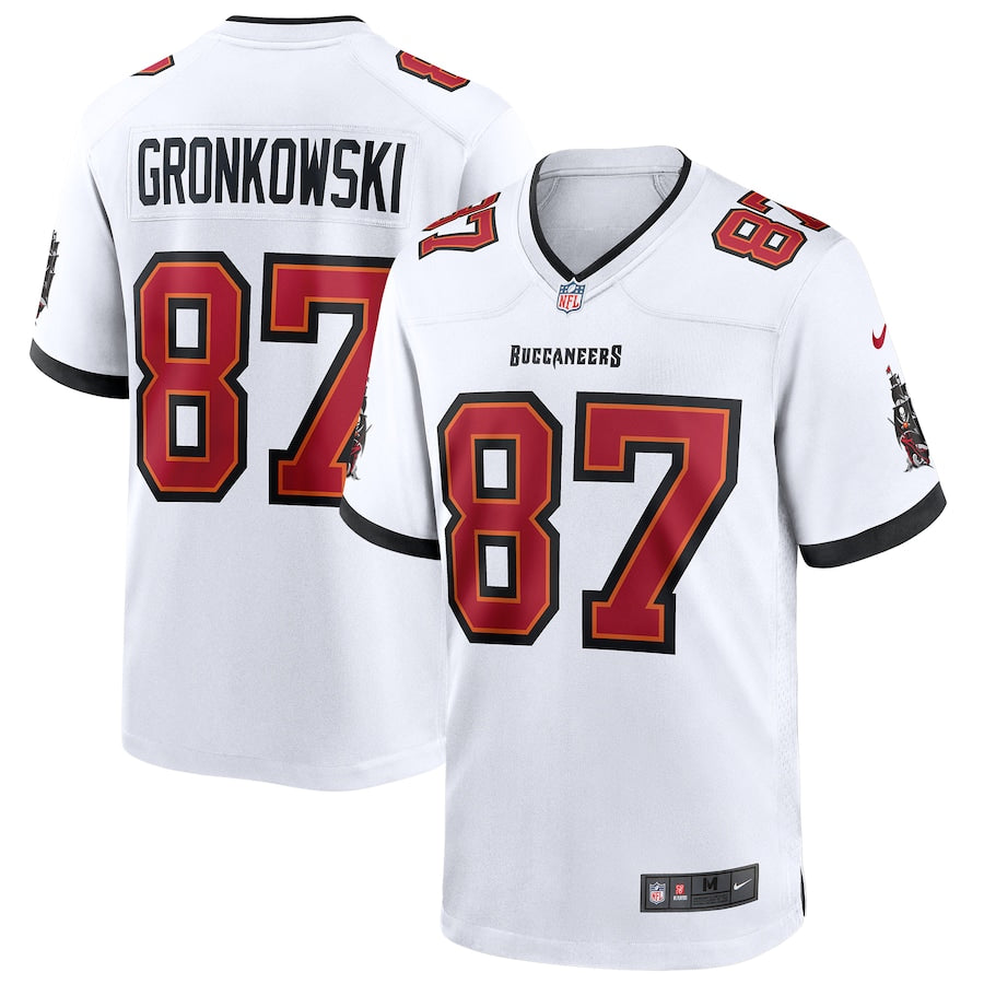 Tampa Bay Buccaneers Rob Gronkowski Game White Football Jersey product image