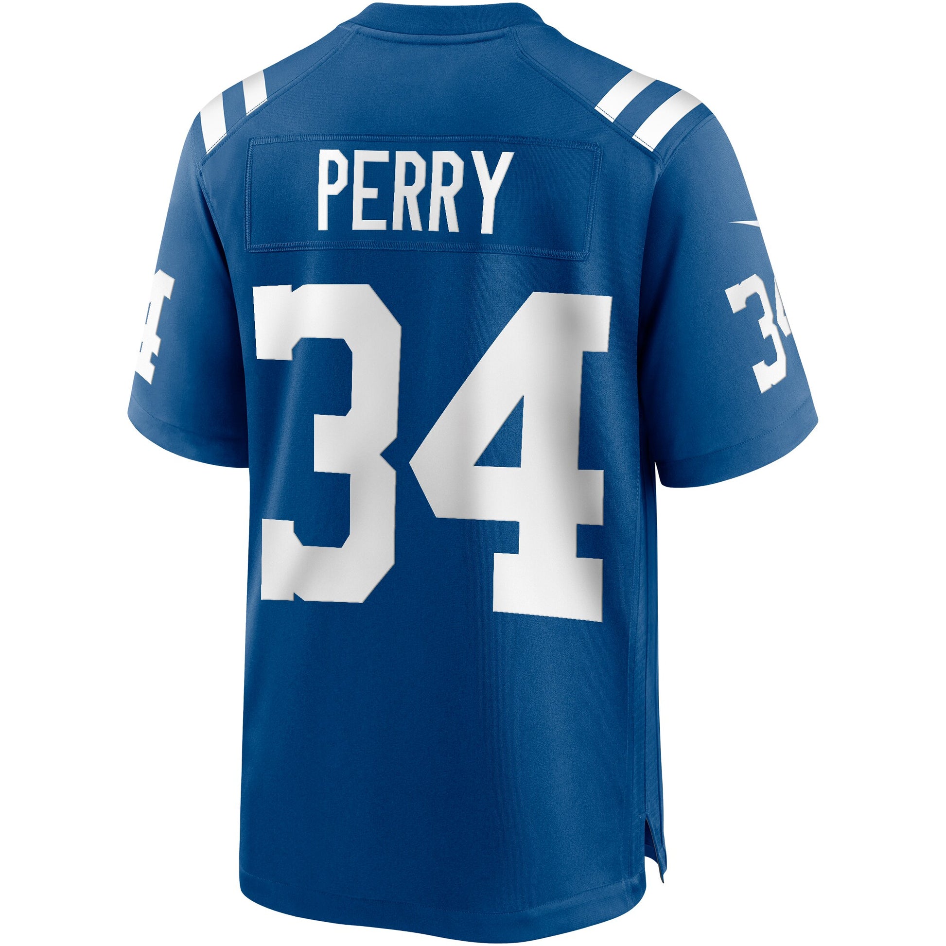 Indianapolis Colts Joe Perry Game Royal Football Jersey product image