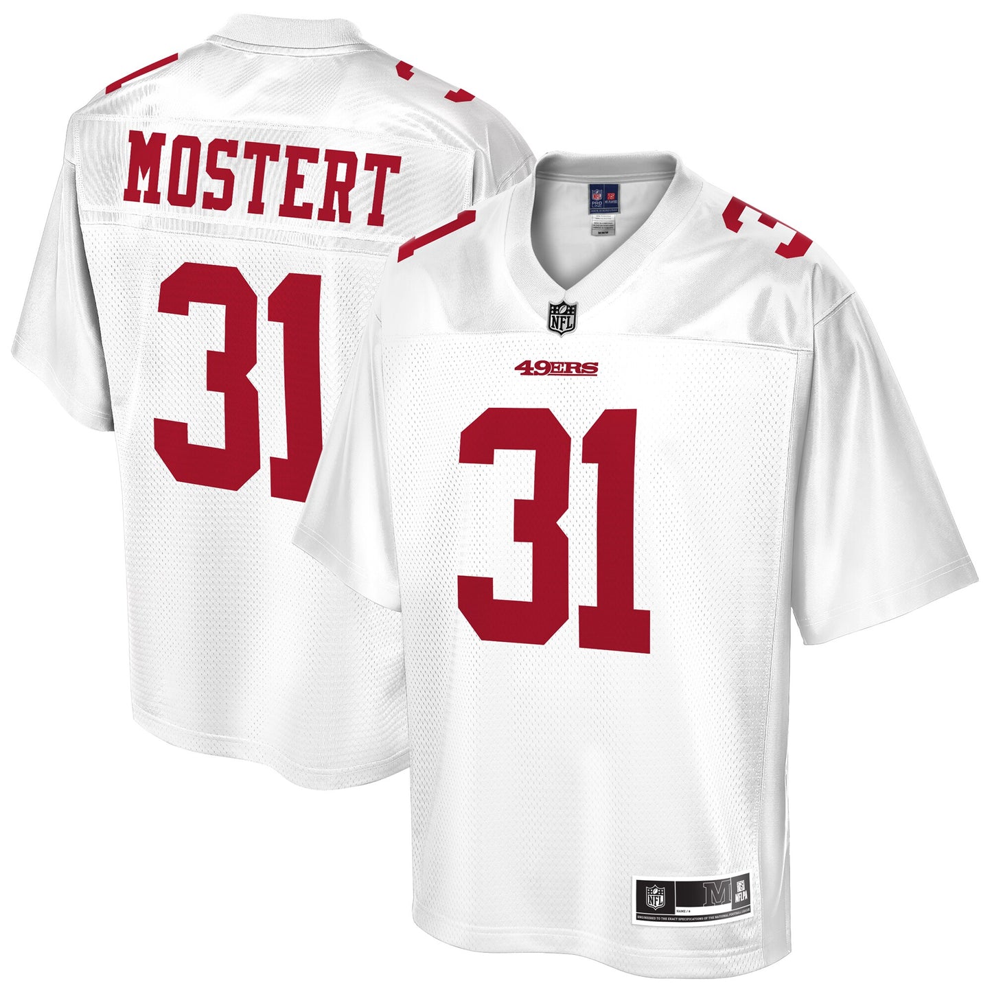 San Francisco 49ers Raheem Mostert 1934 Pro Line White Football Jersey product image