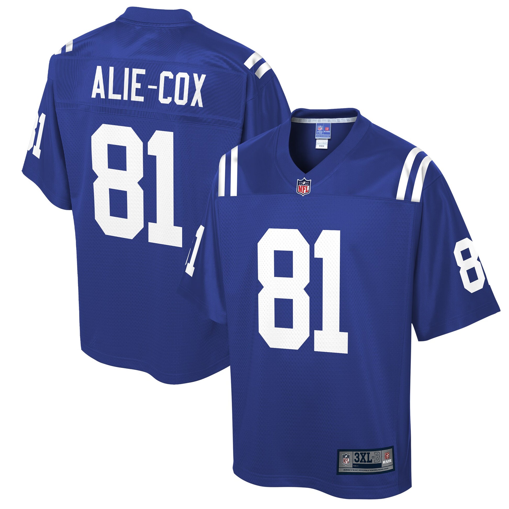 Indianapolis Colts Mo Alie-Cox Pro Line Big & Tall Royal Football Jersey product image