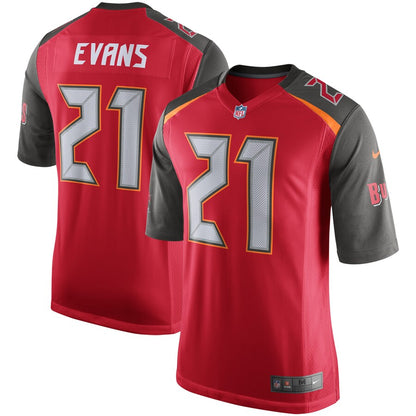 Tampa Bay Buccaneers Justin Evans Game Red Football Jersey product image