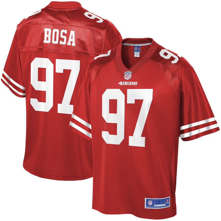 San Francisco 49ers Nick Bosa 1953 Pro Line Scarlet Football Jersey product image