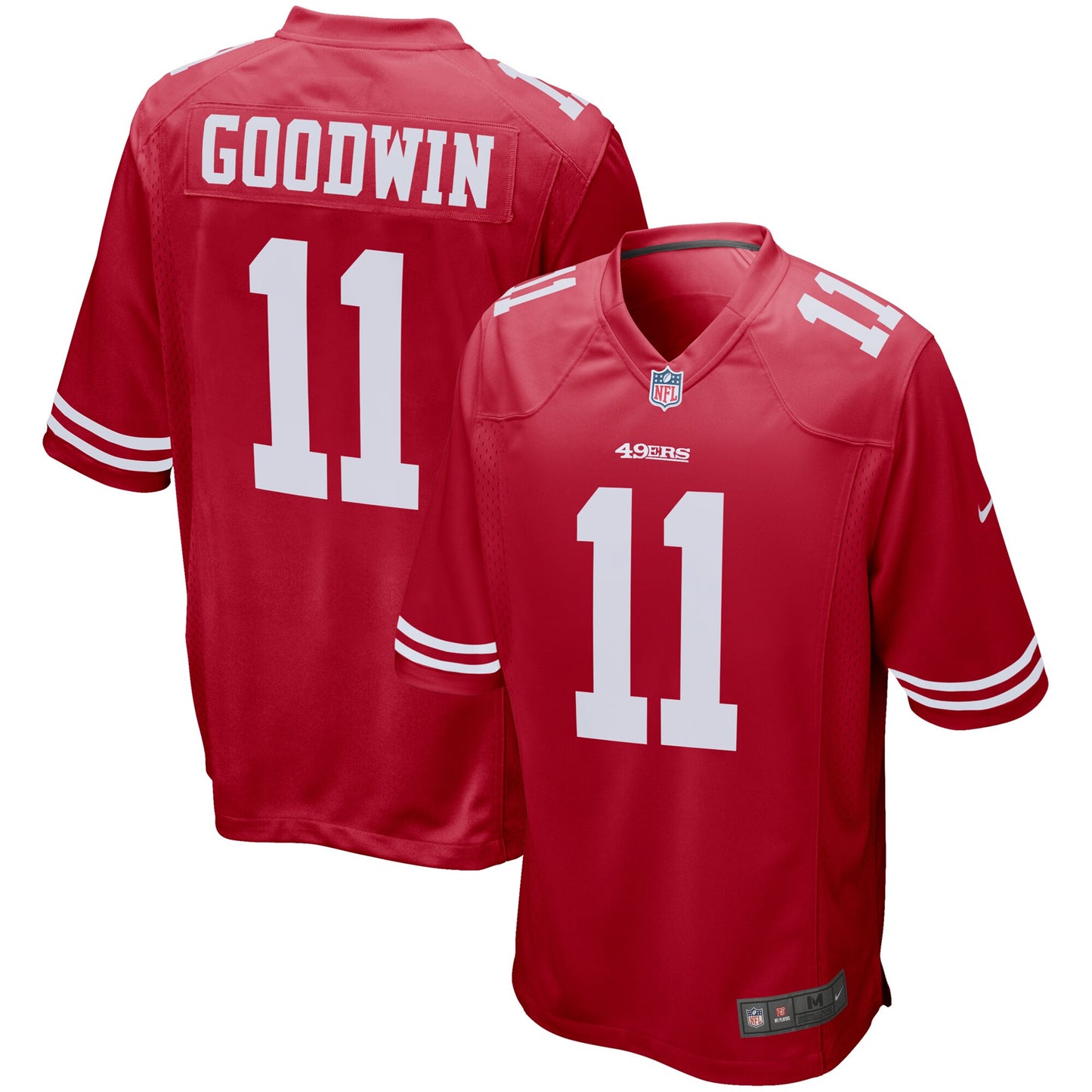 San Francisco 49ers Marquise Goodwin 1976 Game Scarlet Football Jersey product image