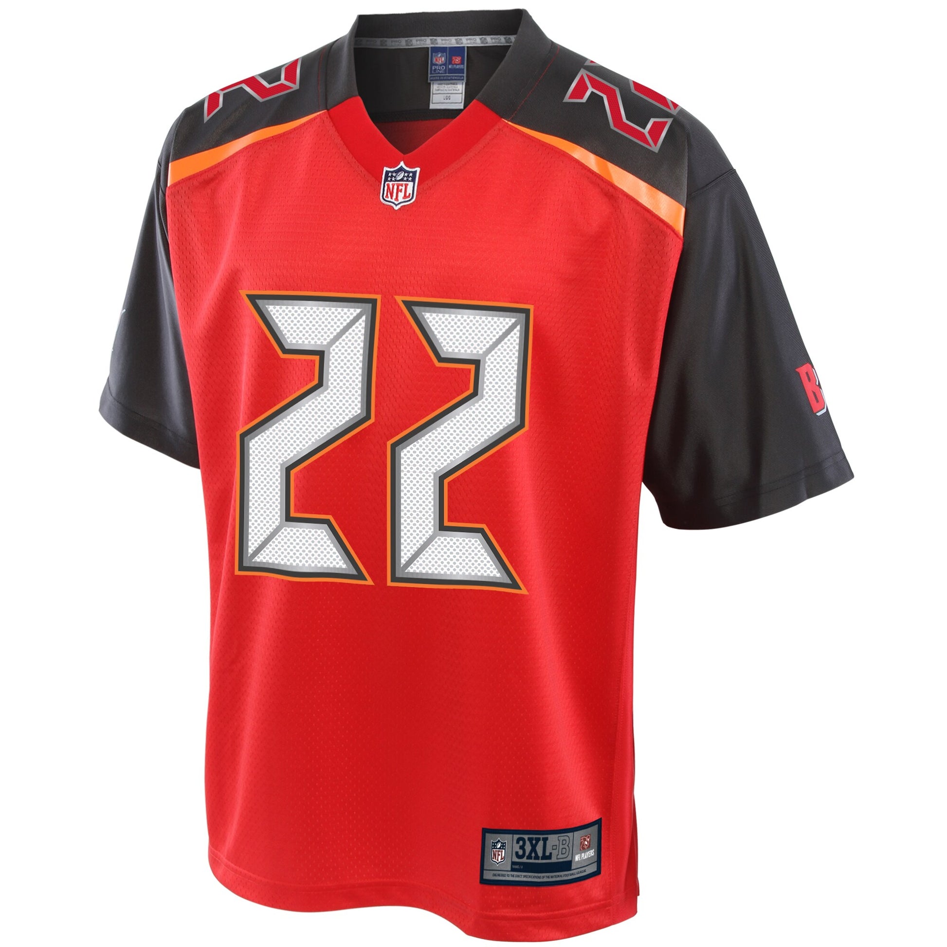 Tampa Bay Buccaneers T.j. Logan Pro Line Big & Tall Red Football Jersey product image