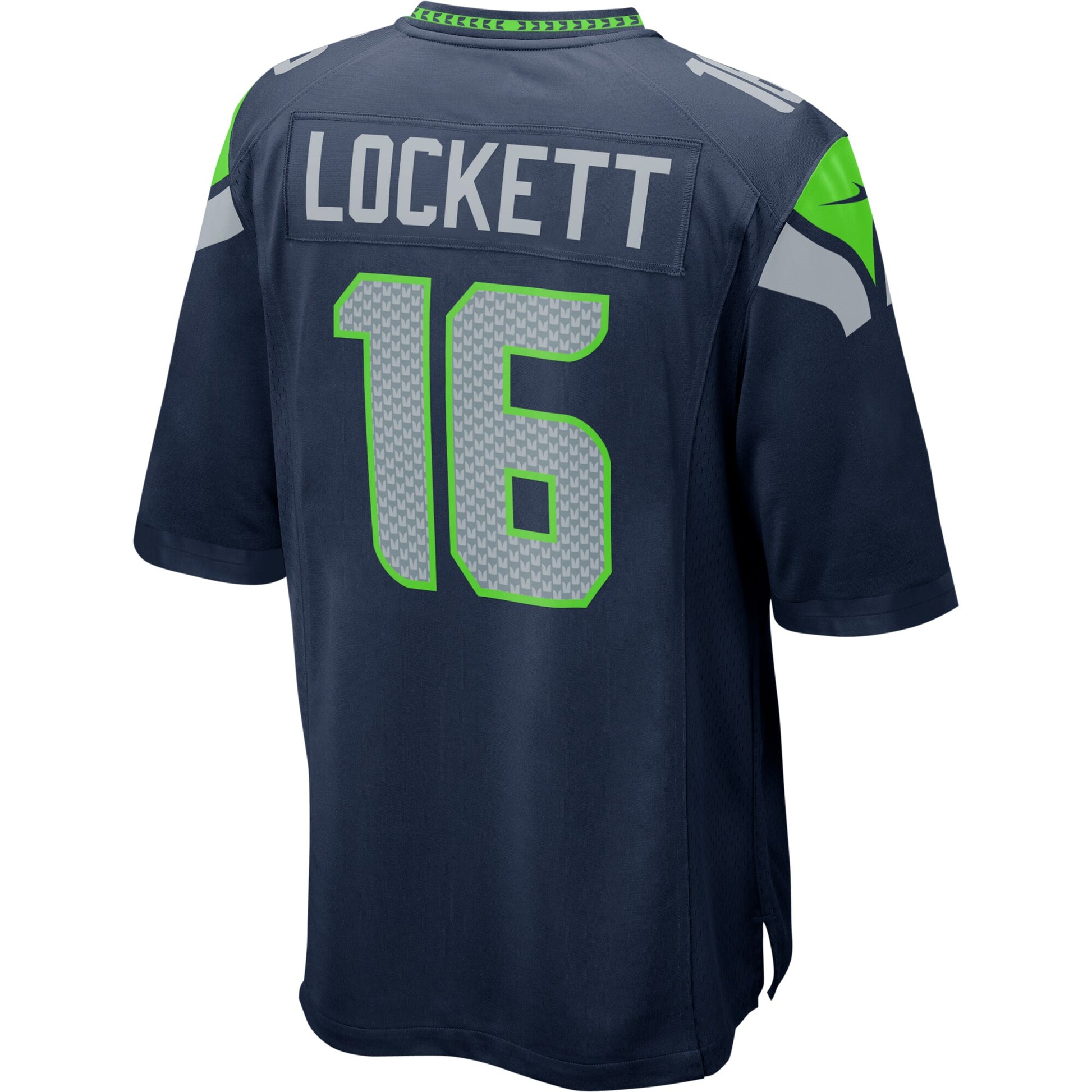 Seattle Seahawks Tyler Lockett 1986 Game Navy Football Jersey product image