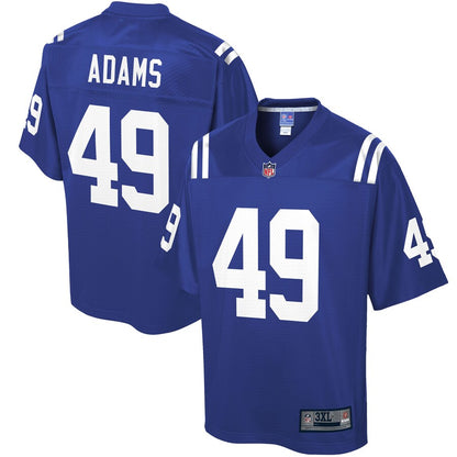 Indianapolis Colts Matthew Adams Pro Line Big & Tall Royal Football Jersey product image