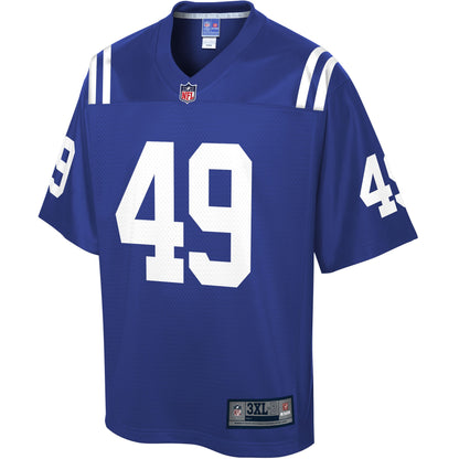 Indianapolis Colts Matthew Adams Pro Line Big & Tall Royal Football Jersey product image
