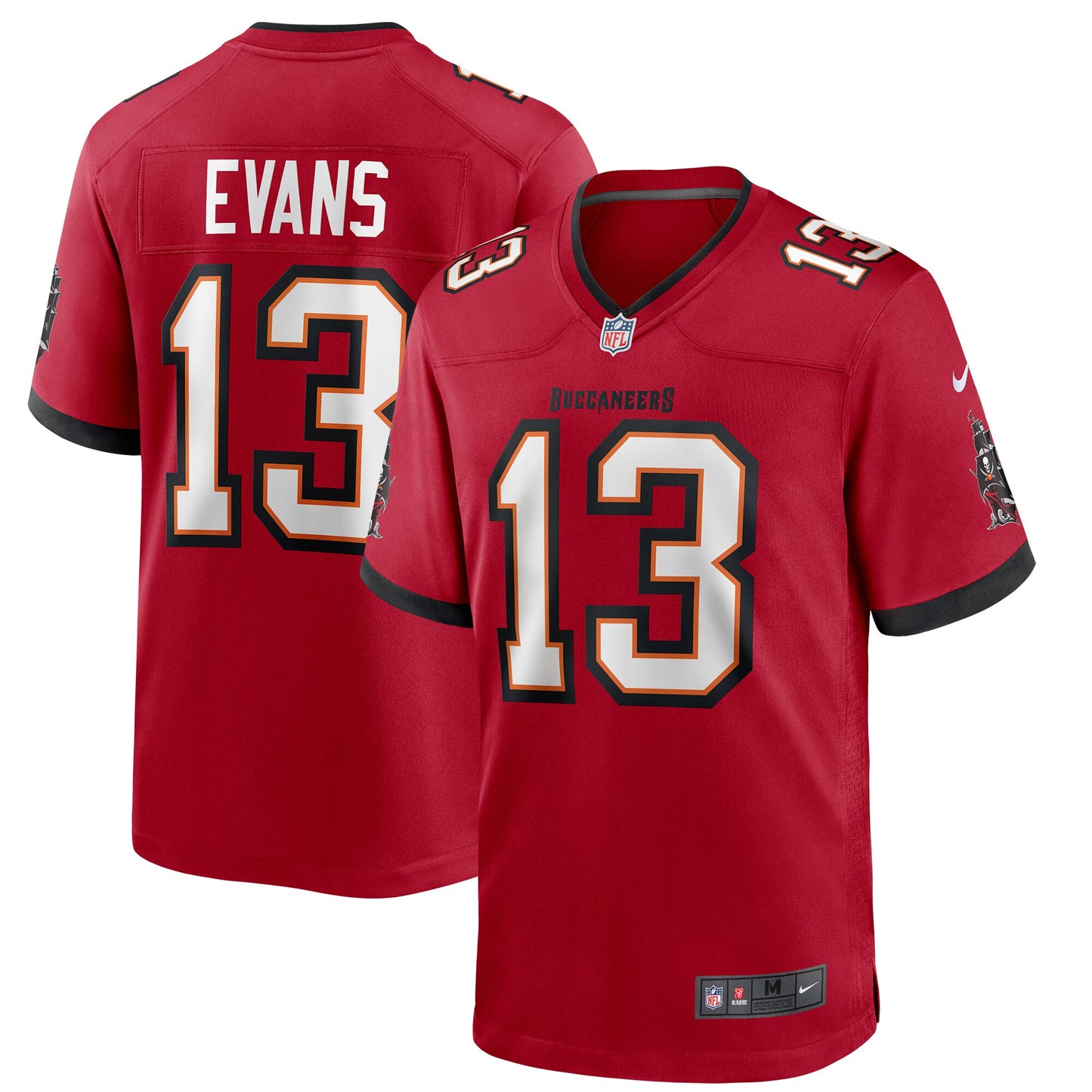 Tampa Bay Buccaneers Mike Evans Game Red Football Jersey product image