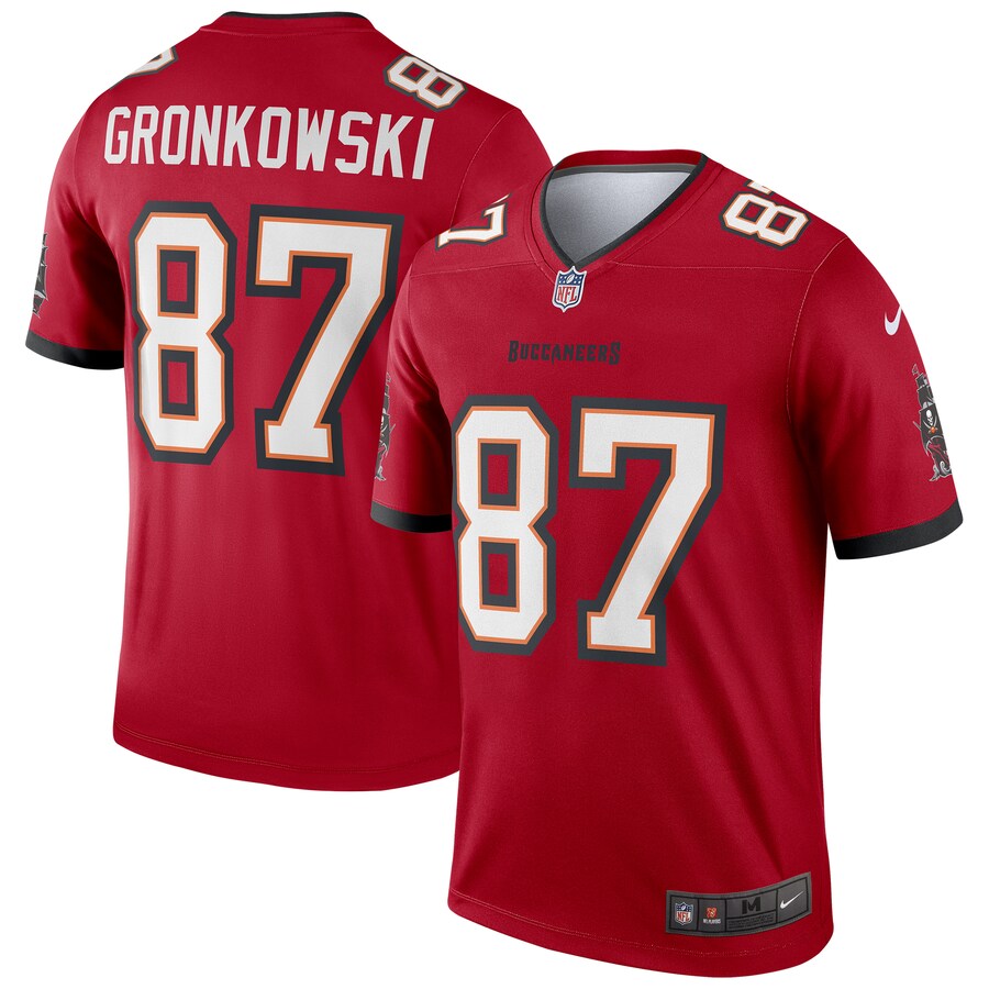 Tampa Bay Buccaneers Rob Gronkowski Red Football Jersey product image