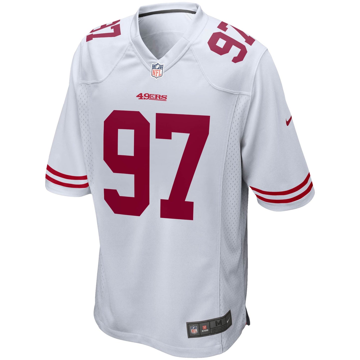 San Francisco 49ers Nick Bosa 1937 Game White Football Jersey product image