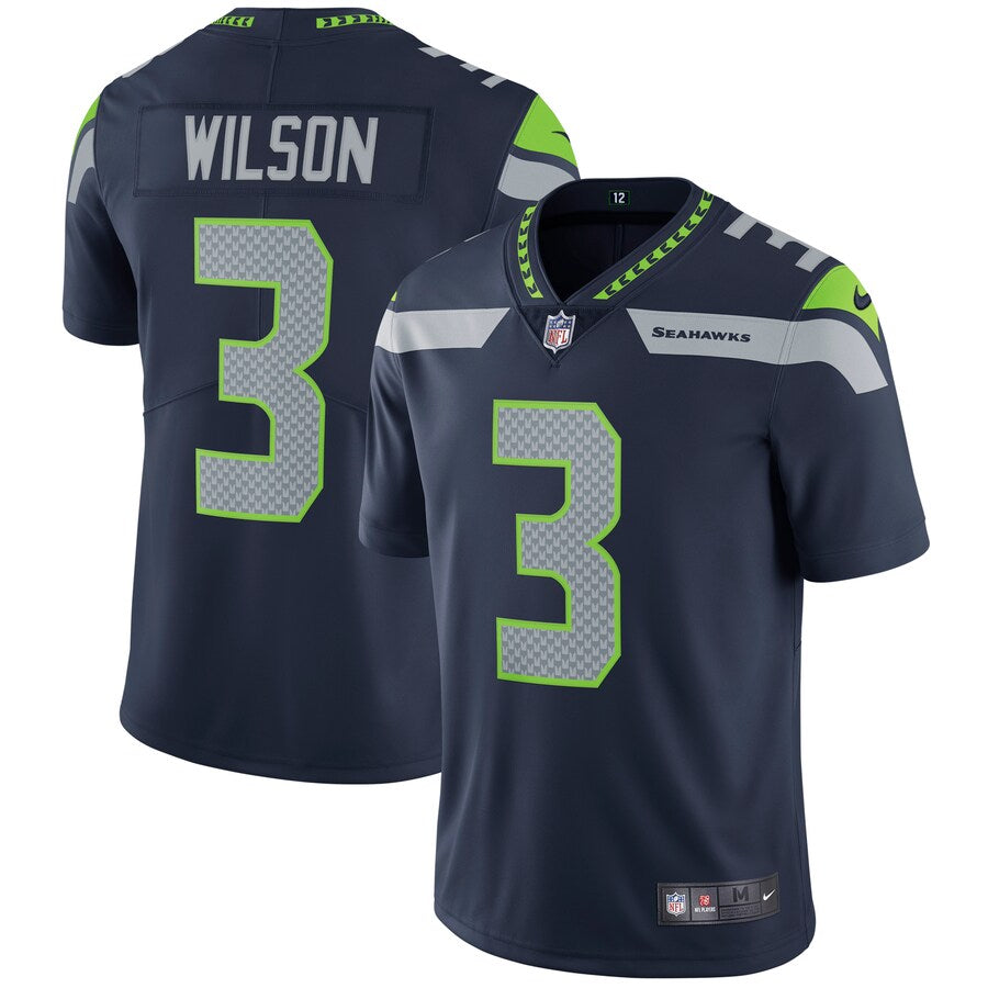 Seattle Seahawks Russell Wilson 1983 Limited Navy Football Jersey product image