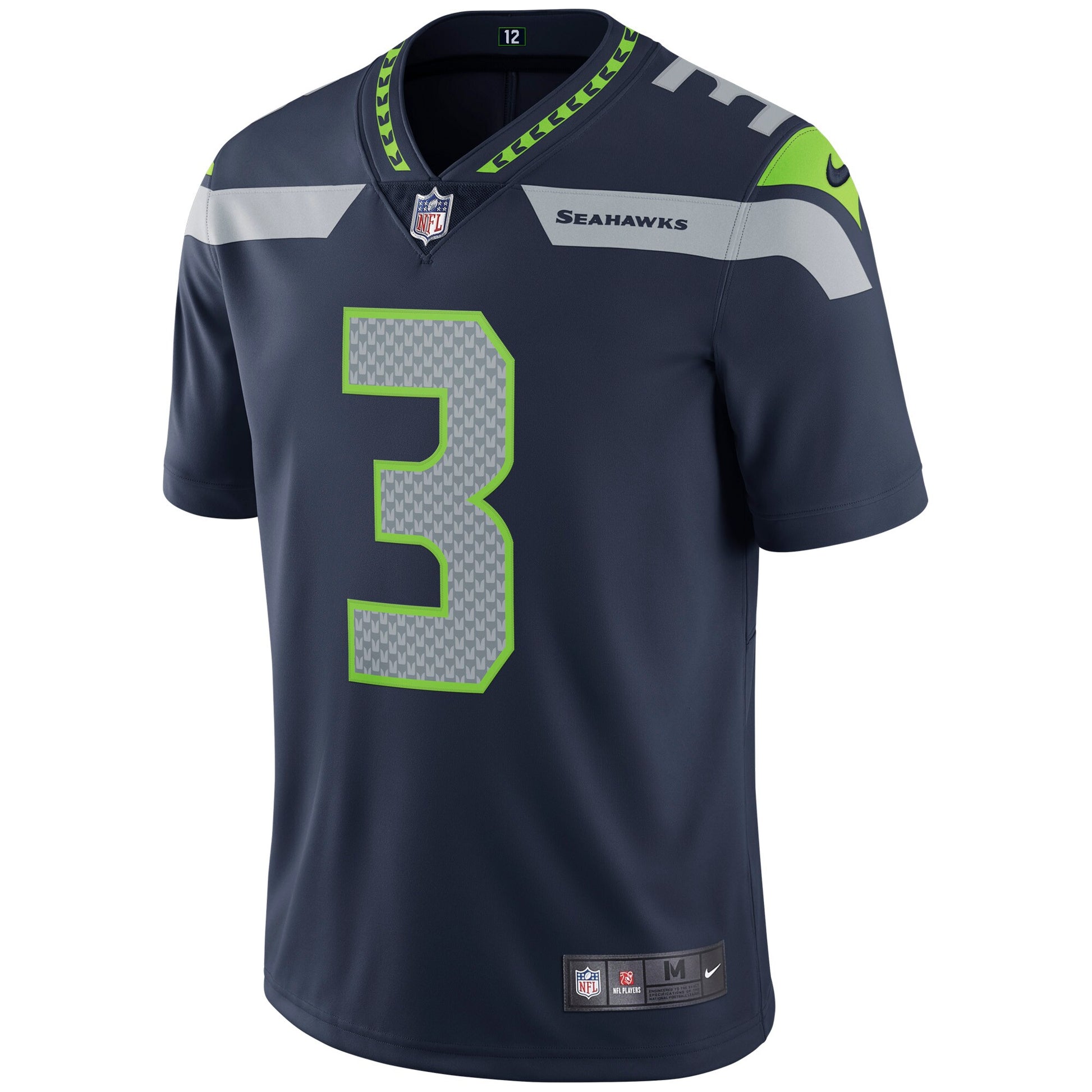 Seattle Seahawks Russell Wilson 1983 Limited Navy Football Jersey product image