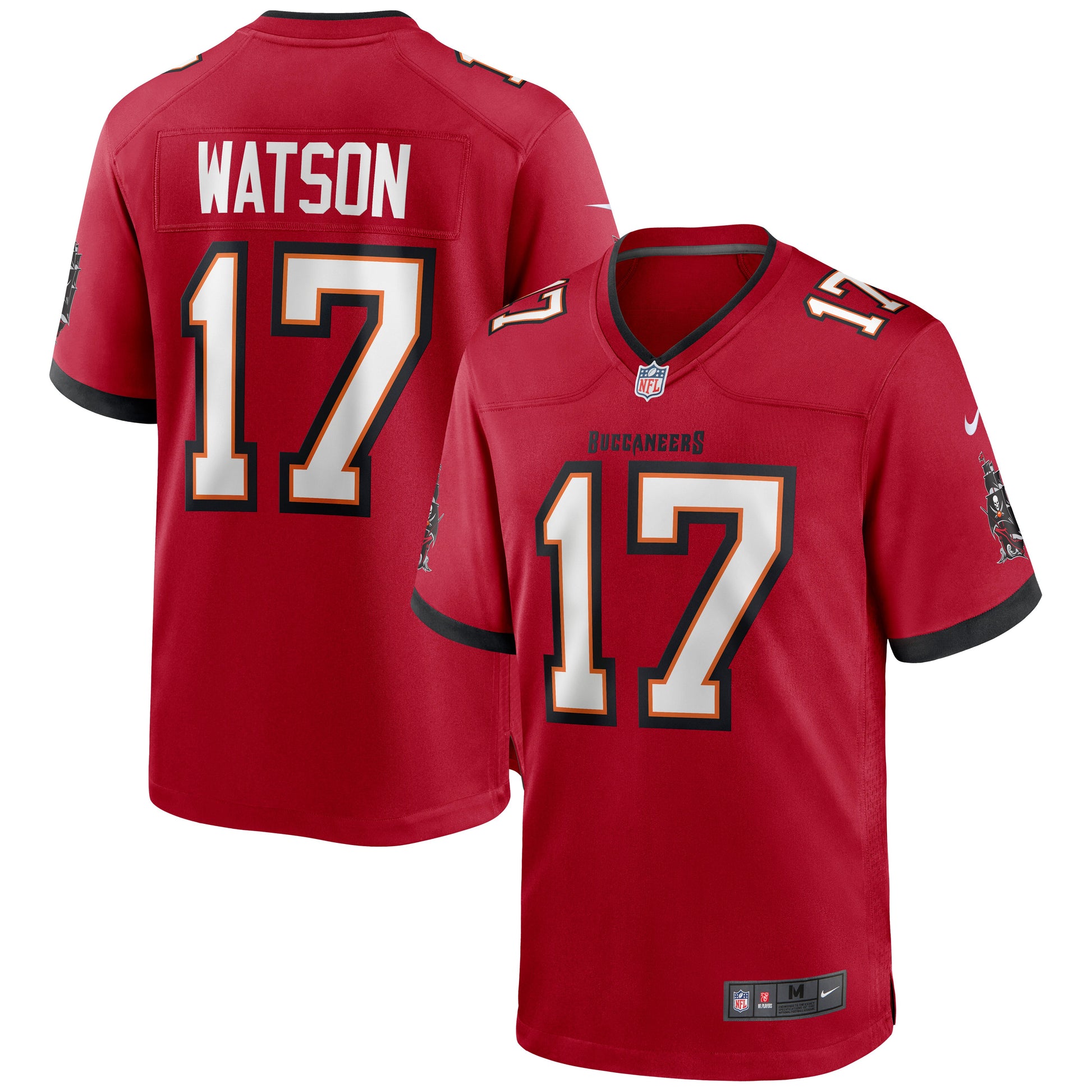 Tampa Bay Buccaneers Justin Watson Game Red Football Jersey product image