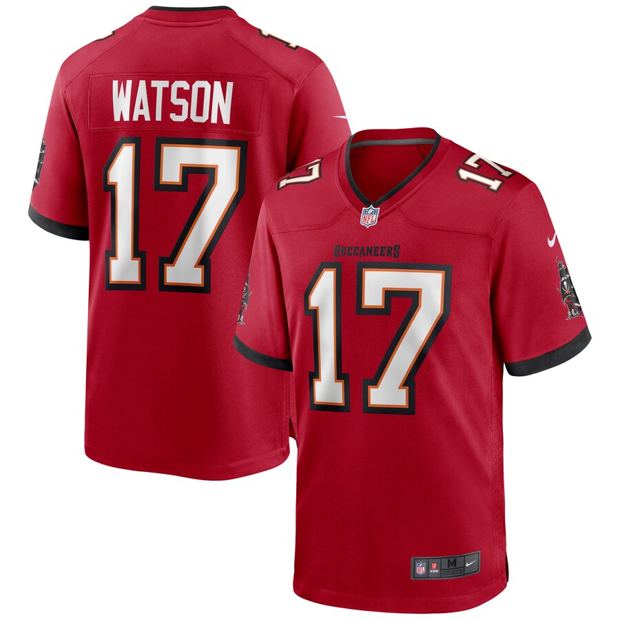Tampa Bay Buccaneers Justin Watson Game Red Football Jersey product image