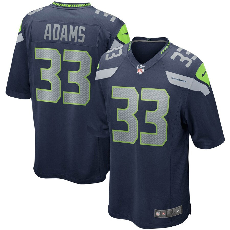 Seattle Seahawks Jamal Adams 1985 Game Navy Football Jersey product image