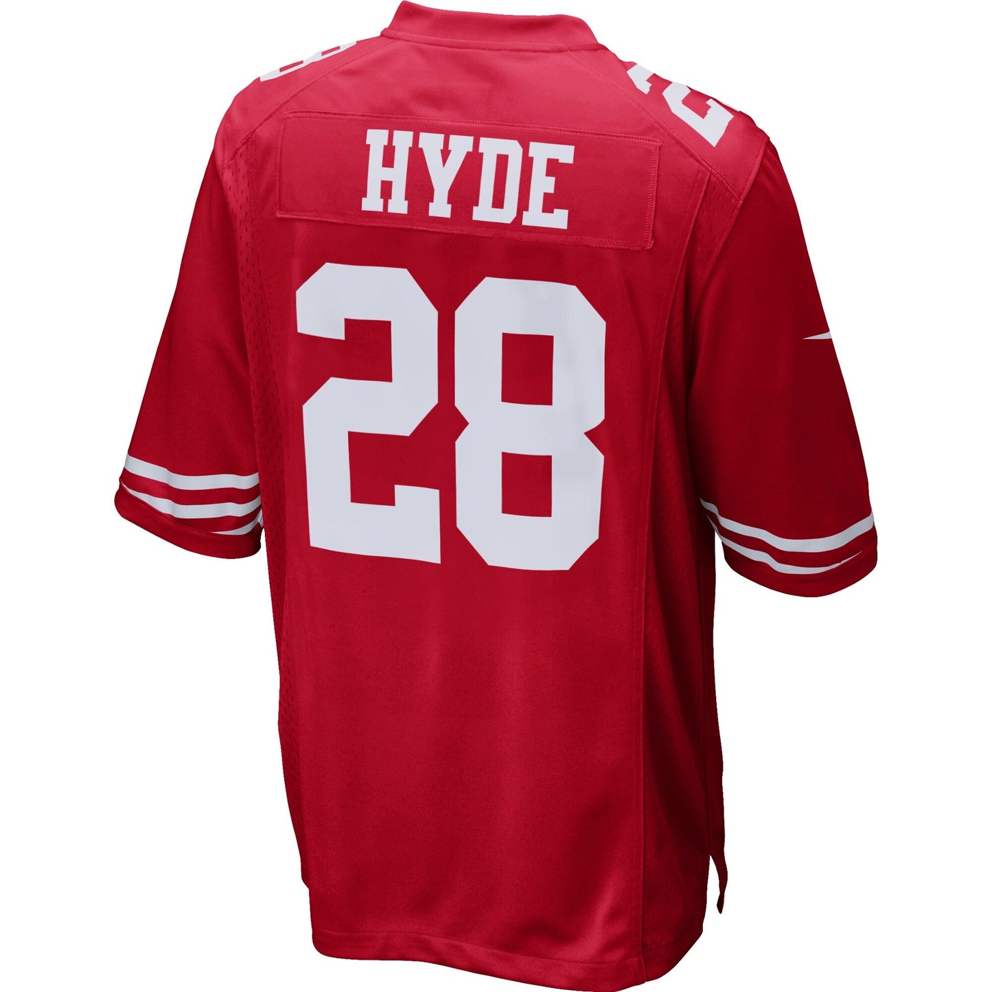 San Francisco 49ers Carlos Hyde 1945 Game Scarlet Football Jersey product image