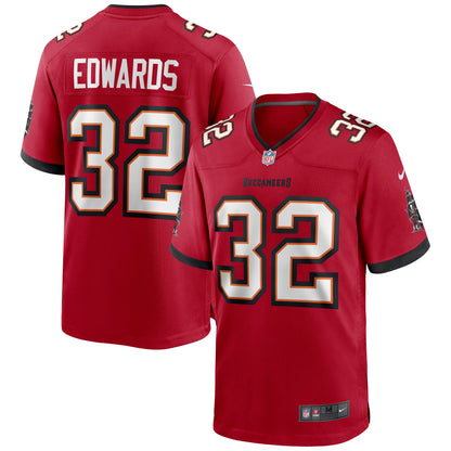 Tampa Bay Buccaneers Mike Edwards Game Red Football Jersey product image