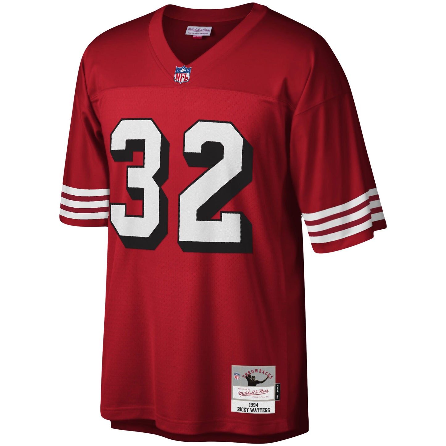 San Francisco 49ers Ricky Watters 1928 Legacy Scarlet Football Jersey product image