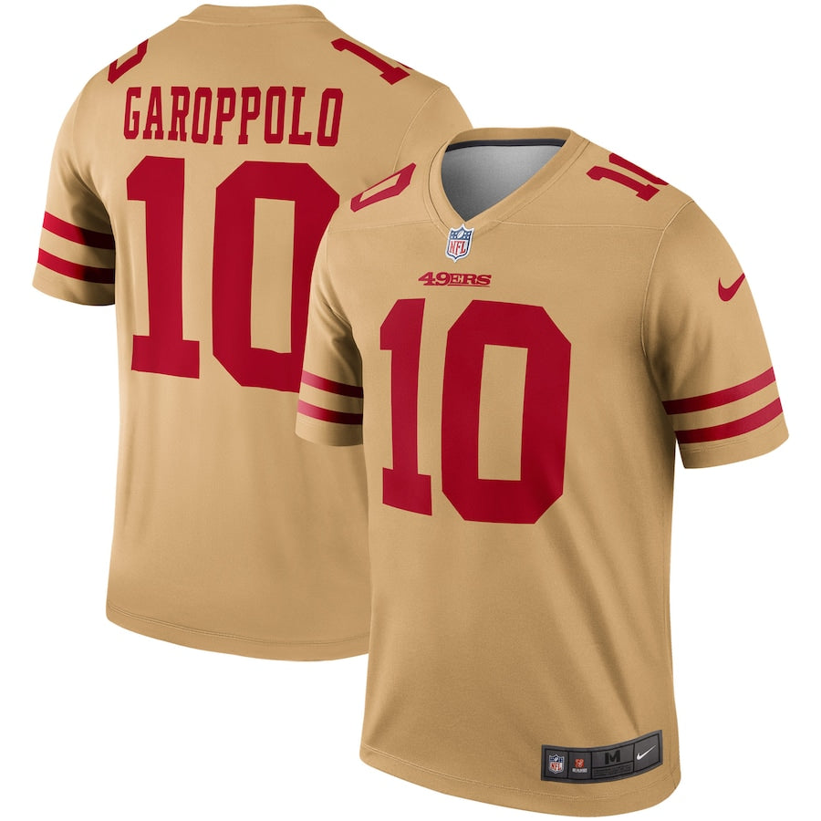 San Francisco 49ers Jimmy Garoppolo 1922 Gold Football Jersey product image