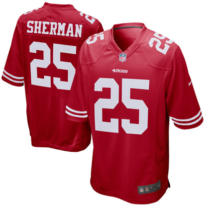 San Francisco 49ers Richard Sherman 1923 Game Scarlet Football Jersey product image