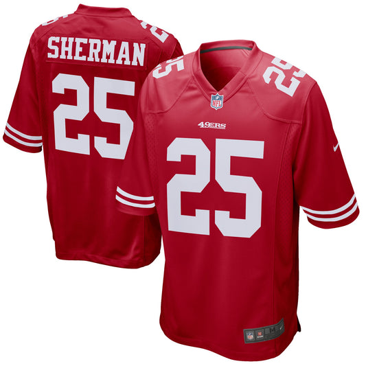 San Francisco 49ers Richard Sherman 1923 Game Scarlet Football Jersey product image