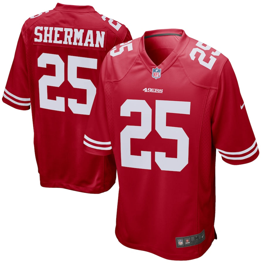 San Francisco 49ers Richard Sherman 1923 Game Scarlet Football Jersey product image