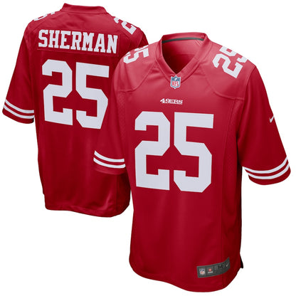 San Francisco 49ers Richard Sherman 1923 Game Scarlet Football Jersey product image