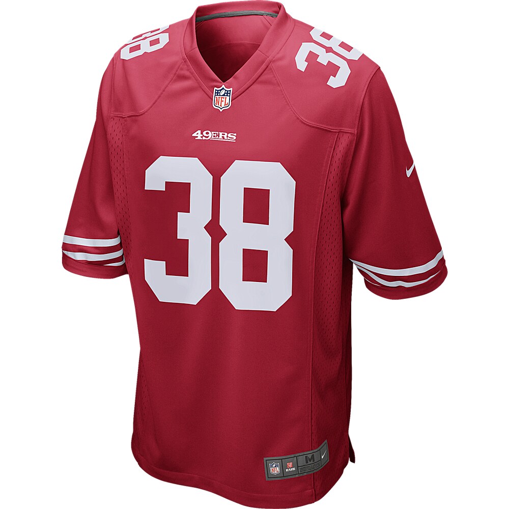 San Francisco 49ers Jarryd Hayne 1974 Game Scarlet Football Jersey product image