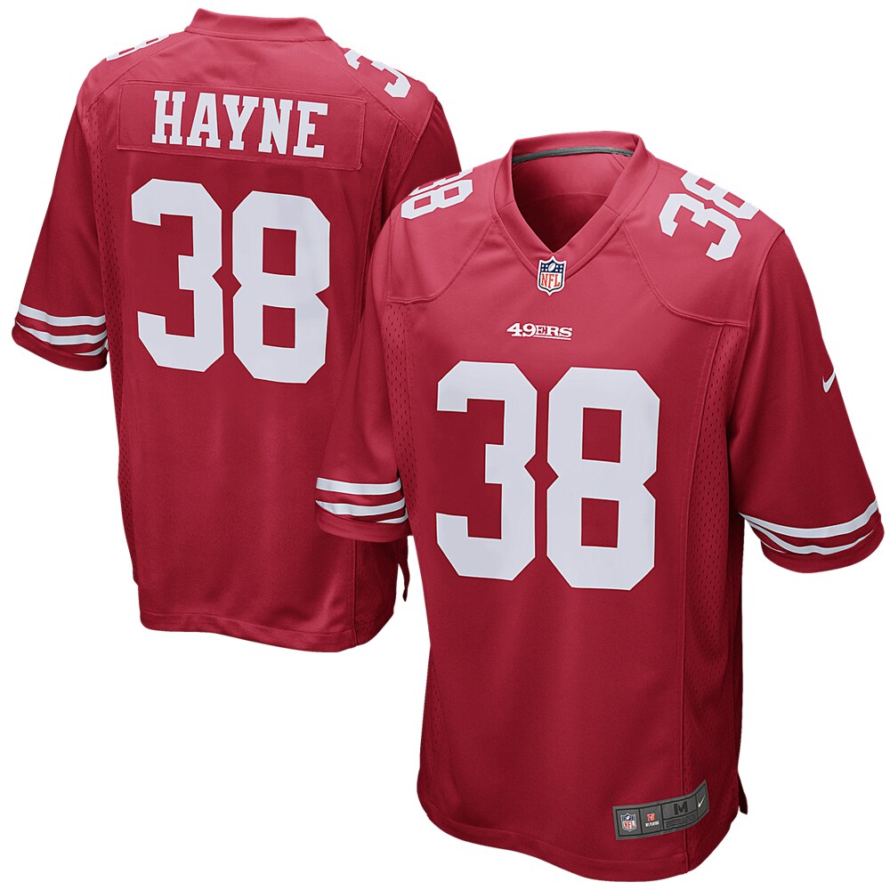San Francisco 49ers Jarryd Hayne 1974 Game Scarlet Football Jersey product image