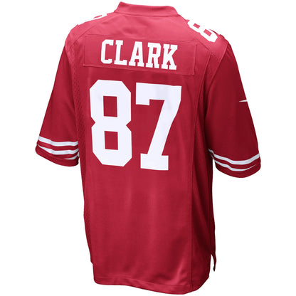 San Francisco 49ers Dwight Clark 1955 Game Cardinal Football Jersey product image