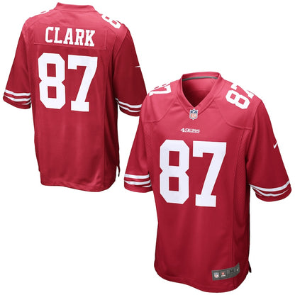 San Francisco 49ers Dwight Clark 1955 Game Cardinal Football Jersey product image
