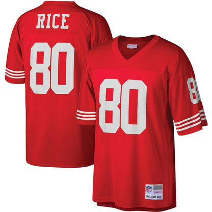 San Francisco 49ers Jerry Rice 1990 1932 Big & Tall Scarlet Football Jersey product image