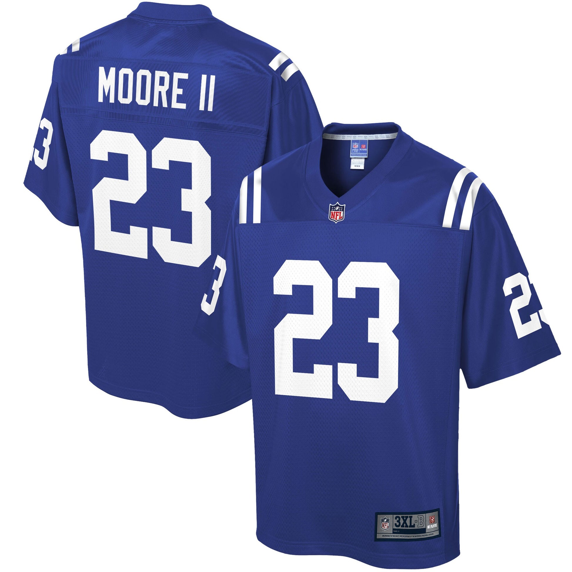 Indianapolis Colts Kenny Moore Pro Line Big & Tall Royal Football Jersey product image