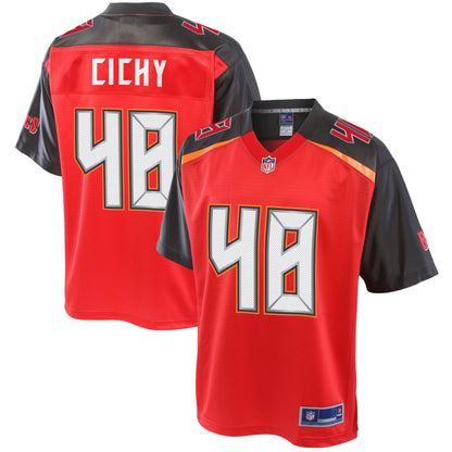 Tampa Bay Buccaneers Jack Cichy Pro Line Big & Tall Red Football Jersey product image