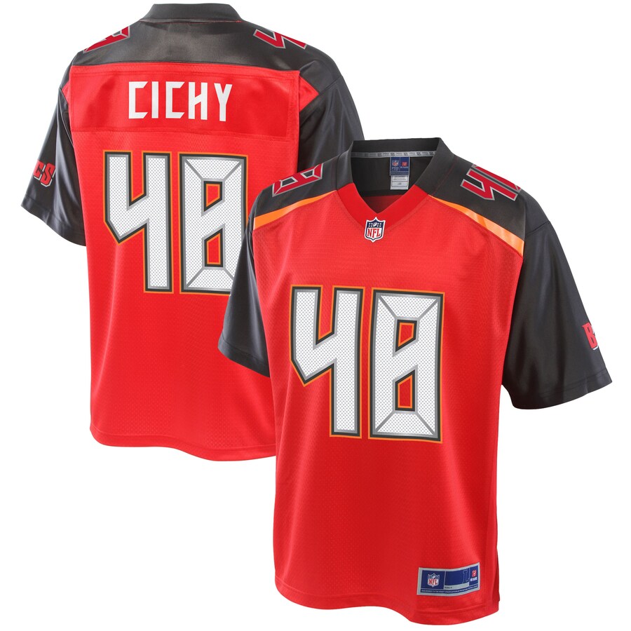 Tampa Bay Buccaneers Jack Cichy Pro Line Big & Tall Red Football Jersey product image