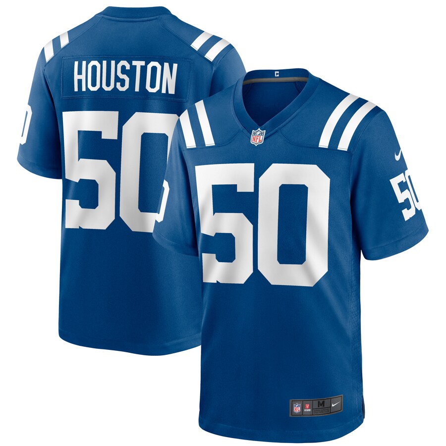 Indianapolis Colts Justin Houston Game Royal Football Jersey product image