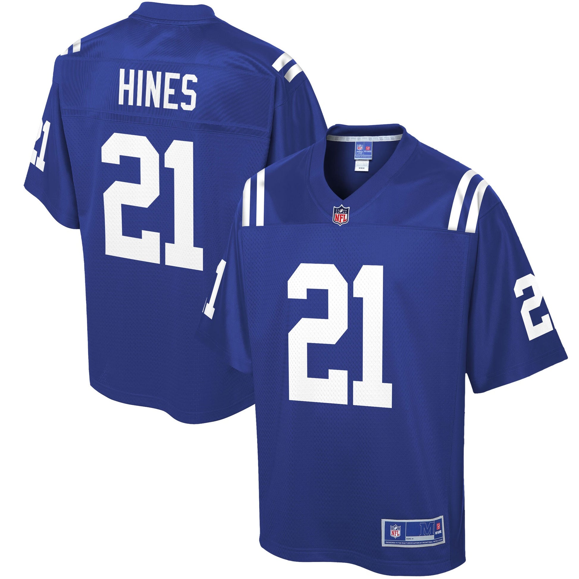 Indianapolis Colts Nyheim Hines Pro Line Royal Football Jersey product image