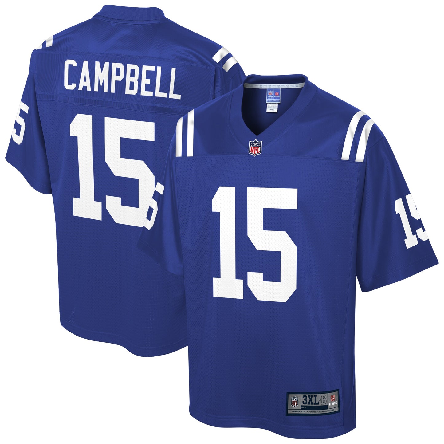 Indianapolis Colts Parris Campbell Pro Line Big & Tall Royal Football Jersey product image