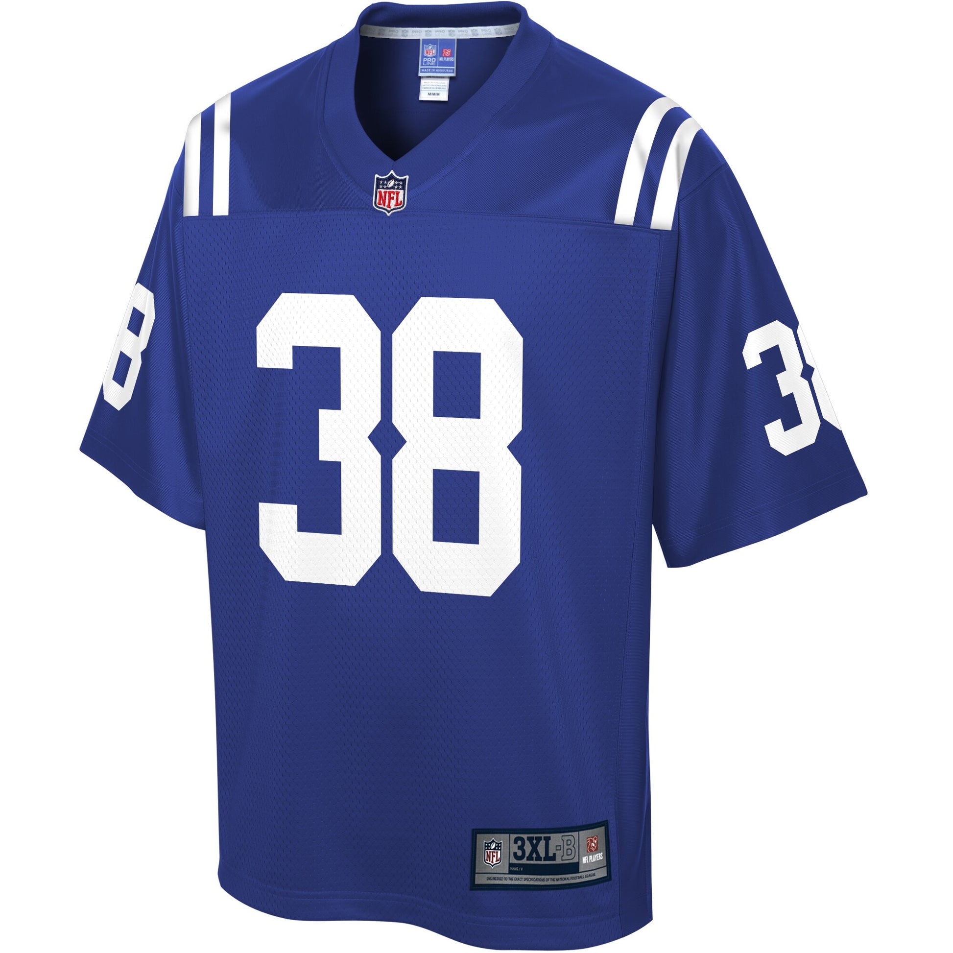 Indianapolis Colts Isaiah Johnson Pro Line Big & Tall Royal Football Jersey product image