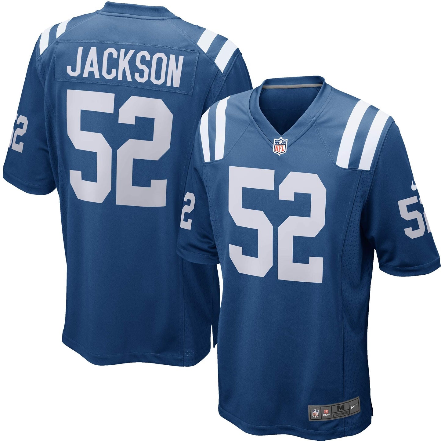 Indianapolis Colts D'qwell Jackson Game Royal Football Jersey product image