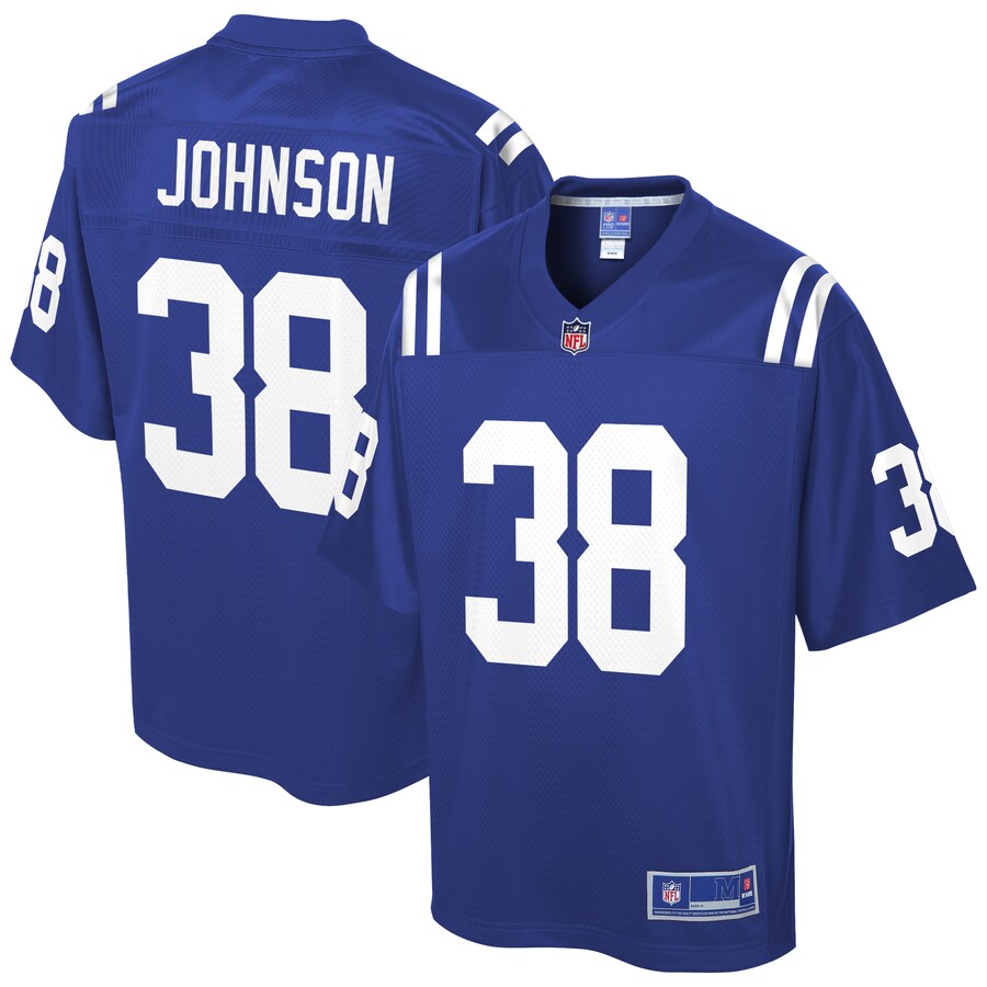 Indianapolis Colts Isaiah Johnson Pro Line Royal Football Jersey product image