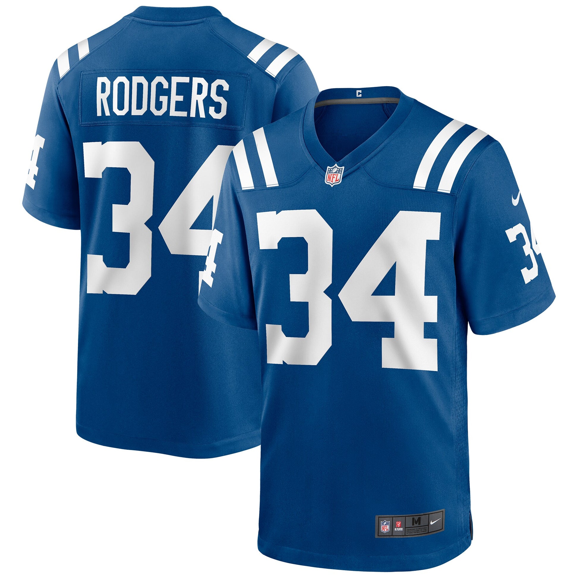 Indianapolis Colts Isaiah Rodgers Game Royal Football Jersey product image